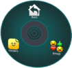 Sub menu of Emoji's & Stickers