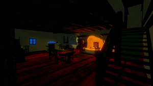Interior of Howl’s Castle.webp