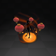 Lucky Lantern — efeito de teleporte
