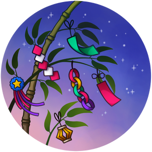 Sticker Fluttering Tanzaku.png