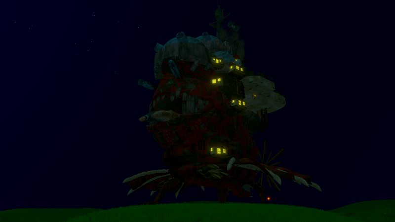 File:StudioGhibliWorld HowlsCastle Night.webp