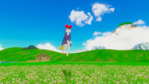 StudioGhibliWorld Kiki FlowerField.webp